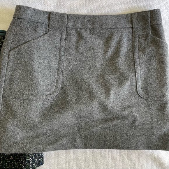 J. Crew Bundle 2 Wool Mini Skirts Size 6 - Picture 5 of 10